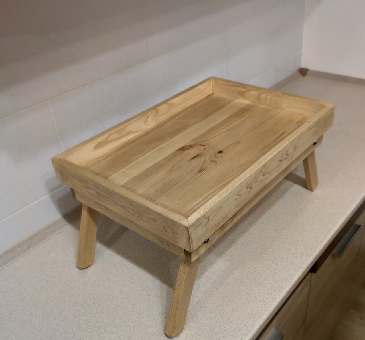 Столик-таця для сніданку в ліжко з дерева (2089249746) - фото 3