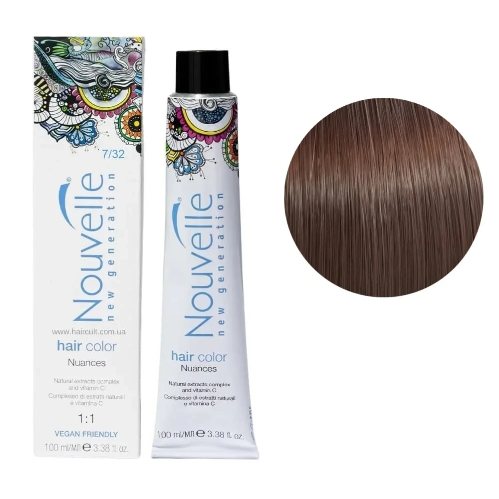 Краска для волос Nouvelle Hair Color 7/32 Корица 100 мл