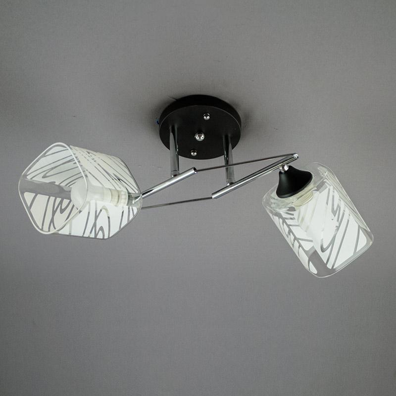 Люстра стельова Light House SR-13694/2 CR/BK Хром