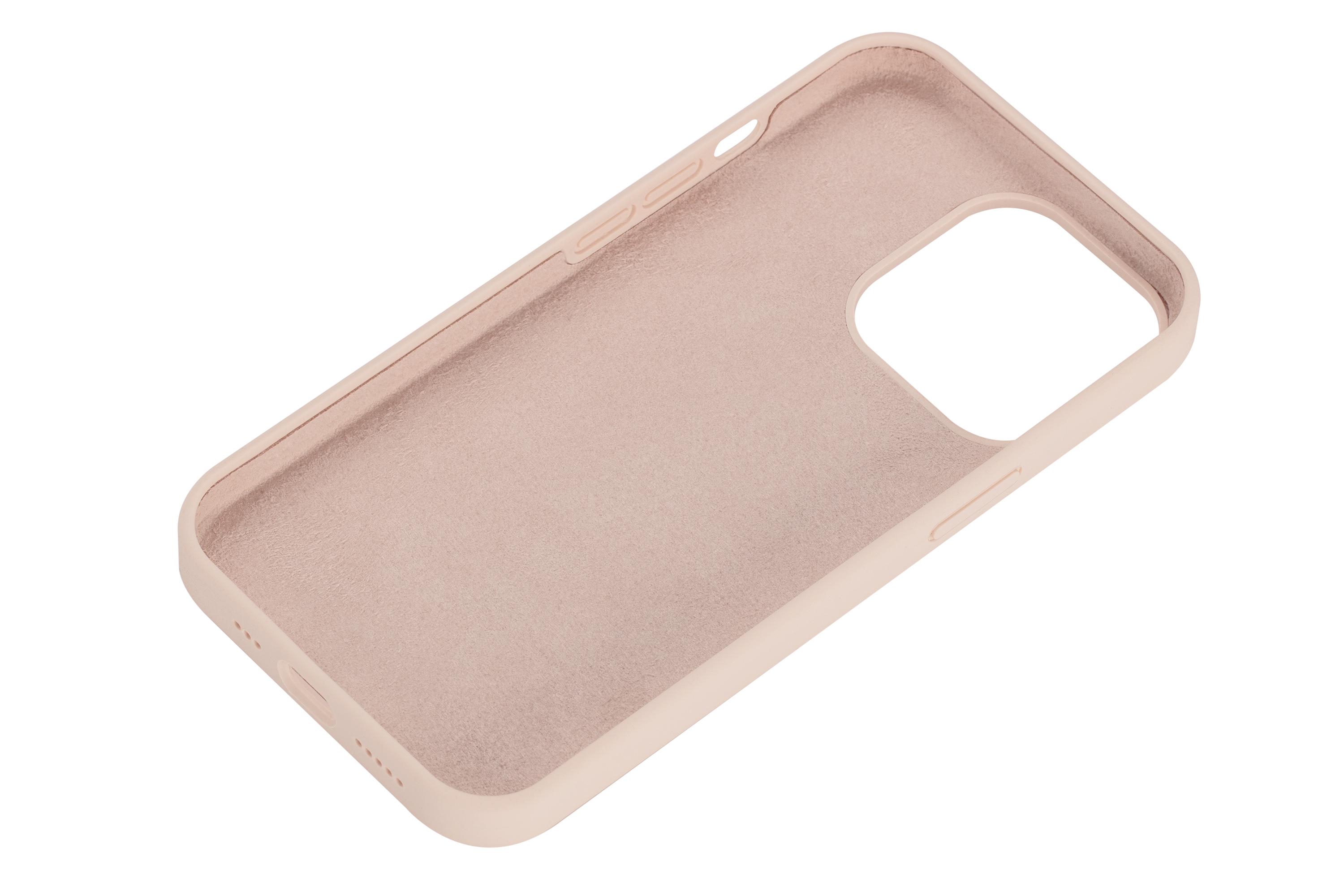 Чехол-бампер для телефона 2E Basic Liquid Silicone iPhone 13 Pro Sand Pink (2E-IPH-13PR-OCLS-RP) - фото 2