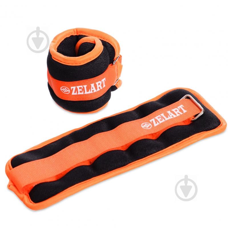Утяжелители-манжеты для рук и ног Zelart FI-2502-1 (2 x 0,5кг) Оранжевый