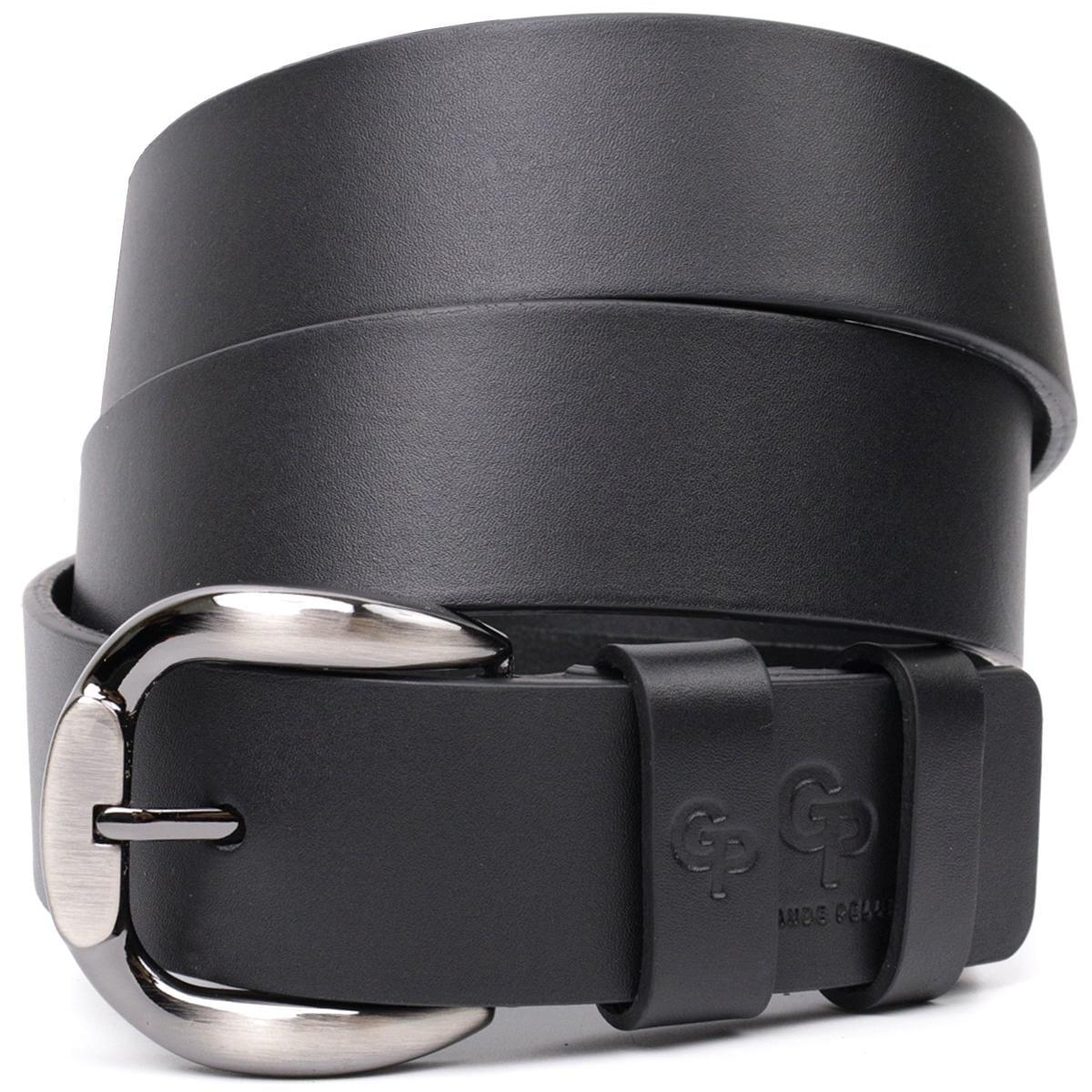 Ремень Grande Pelle Belt 11691 из натуральной кожи Черный Ремень Grande Pelle Belt 11691 из натуральной кожи Черный