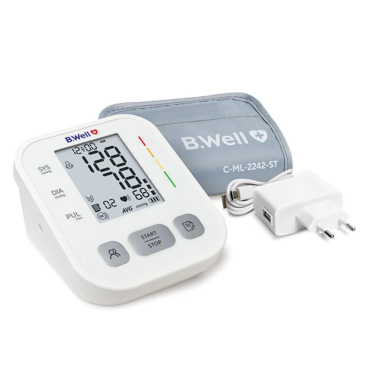 Автоматический измеритель давления с адаптером B.Well PRO-25 (PRO-25)