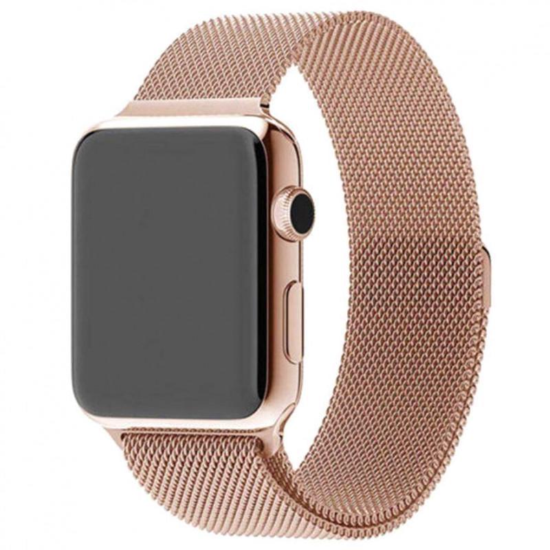 Ремінець Milanese Loop Design для Apple watch 38 мм/40 мм/ 41 мм Champagne gold (00000021804_14)