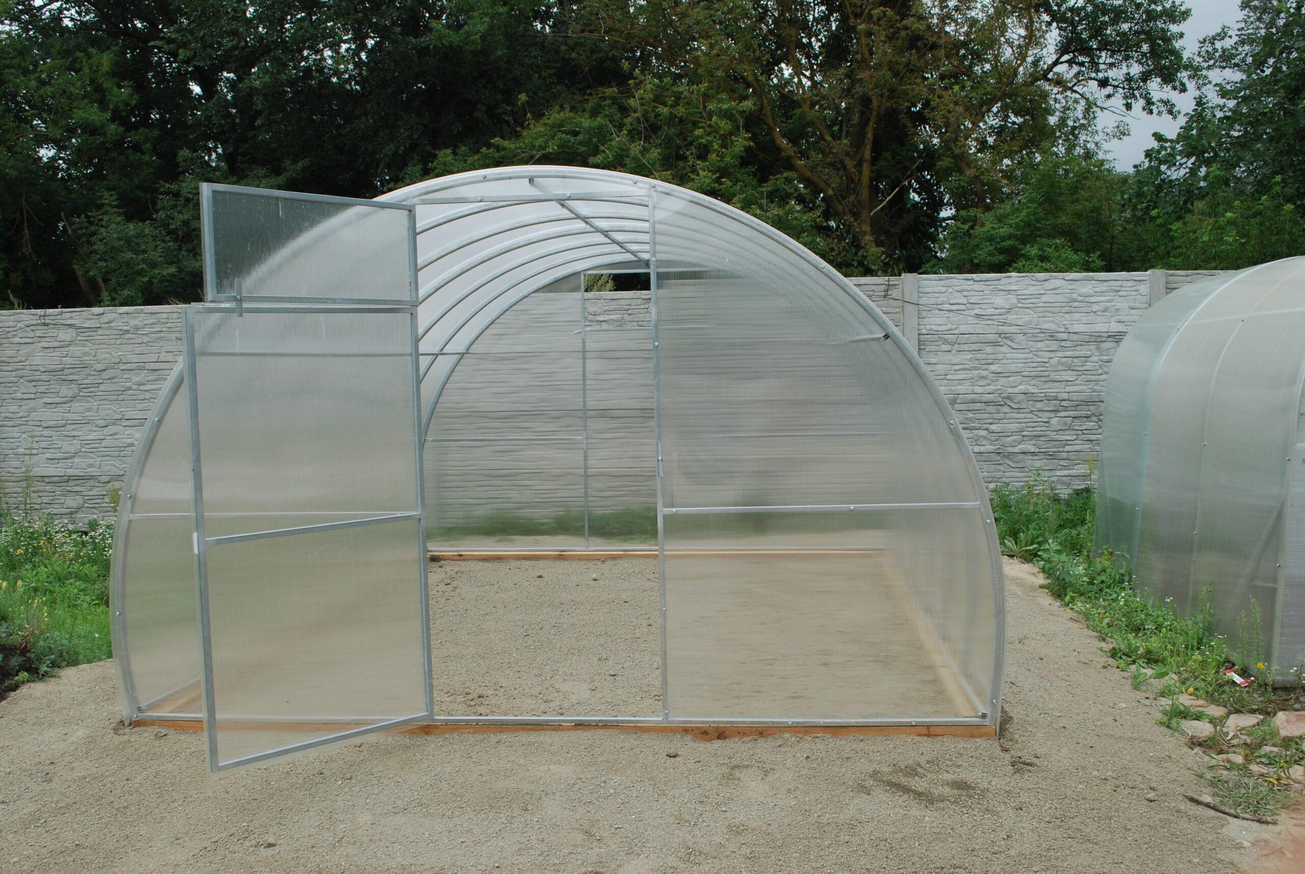 Теплиця Алістан 20x20 3х8 із оцинкованої квадратної труби з полікарбонатом 4 мм - фото 2