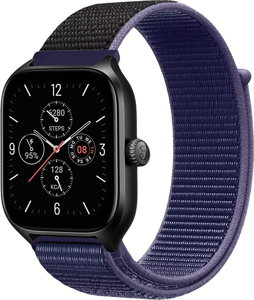 Ремешок нейлоновый Sport Loop для Amazfit GTS 4/Mini Midnight Blue (29522-4D)