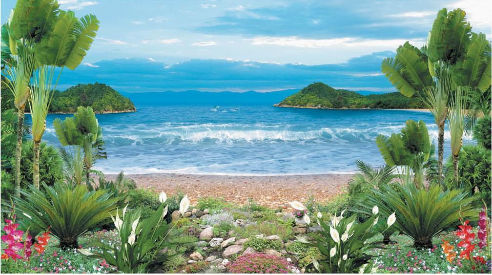 Фотообои на бумажной основе Artdecor Остров Монтекристо 194х335 см (2000000450667)