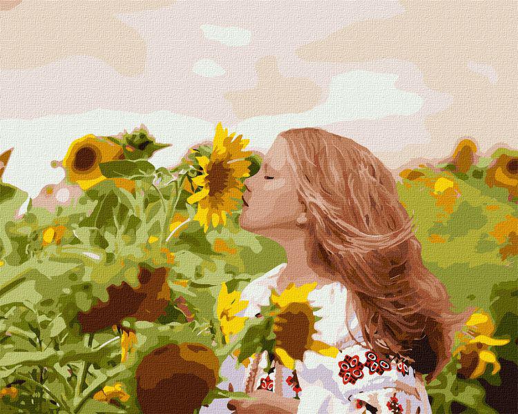 Картина по номерам Идейка Украинское солнце 40x50 см (KHO4820)