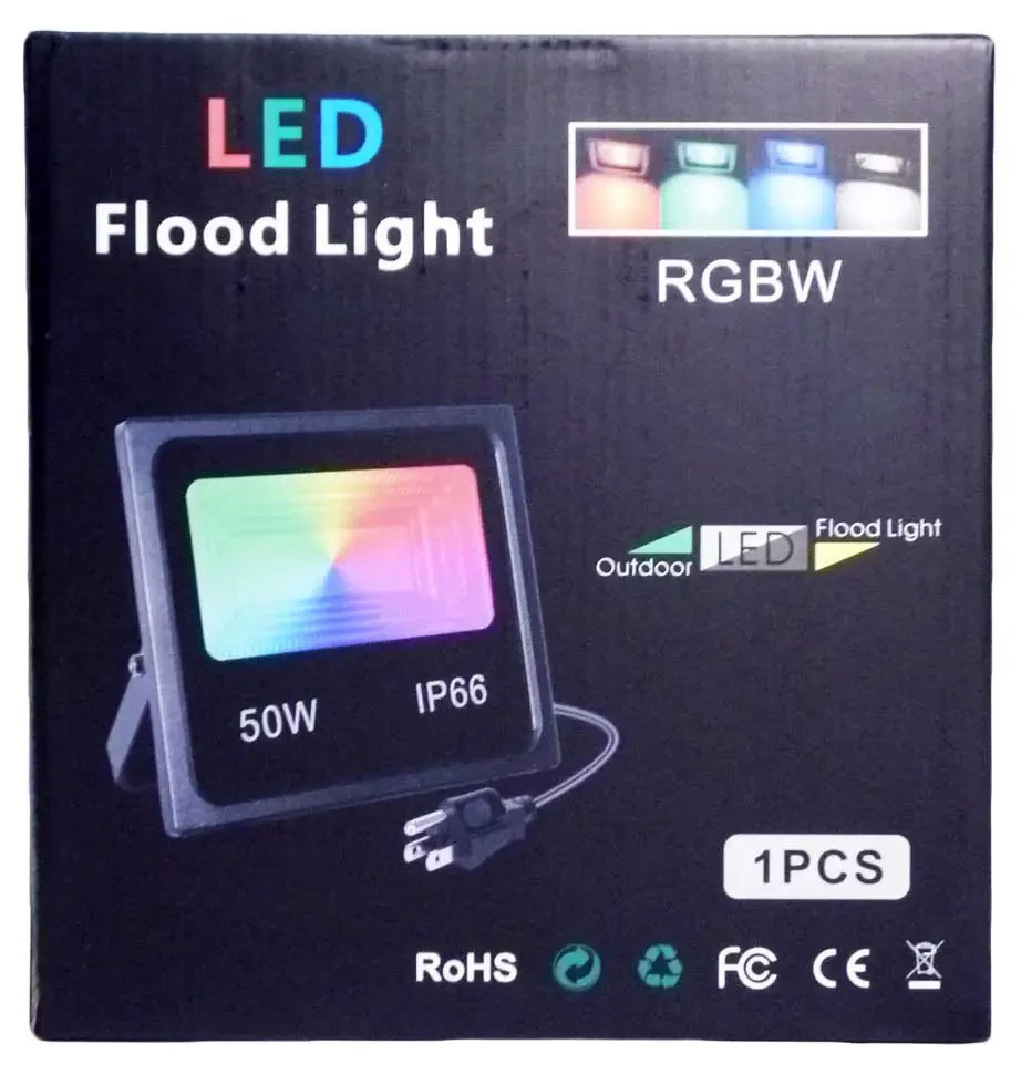 Прожектор Smart LED 50W IP66 RGB Bluetooth з додатком (173) - фото 2