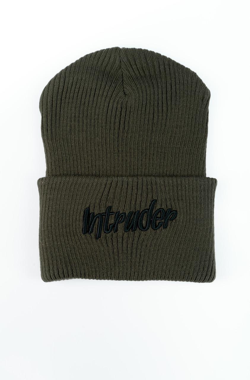 Шапка Intruder зимова big logo Хакі (1314837169)