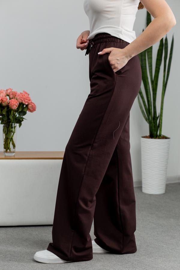 Штаны женские AKSAN XS Коричневый (25.2589_brown_40(XS)) - фото 2 Штаны женские AKSAN XS Коричневый (25.2589_brown_40(XS)) - фото 2