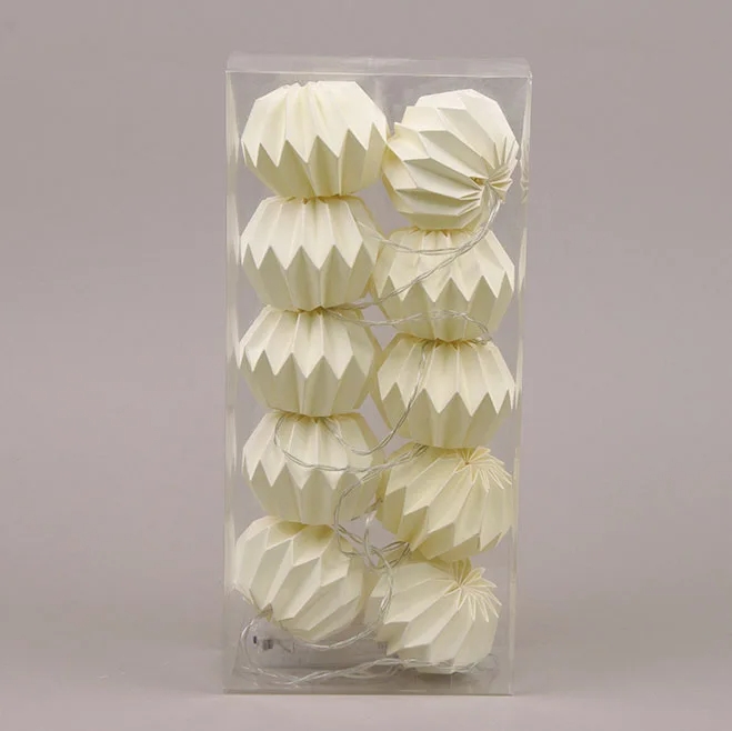 Гирлянда LED Бумажные Flora Шарики 10 шт. (20066)