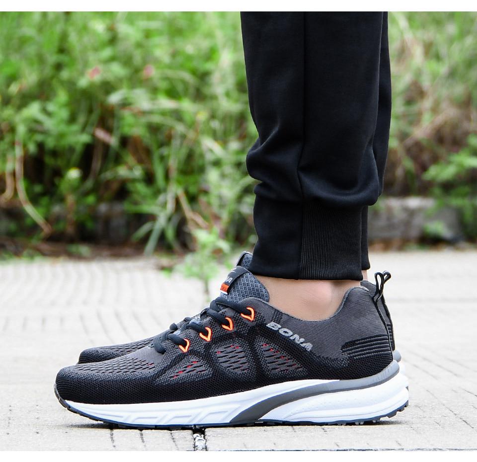 Кросівки чоловічі Bona текстиль р. 43 Чорний/Сірий (6804967) - фото 4 Кросівки чоловічі Bona текстиль р. 43 Чорний/Сірий (6804967) - фото 4