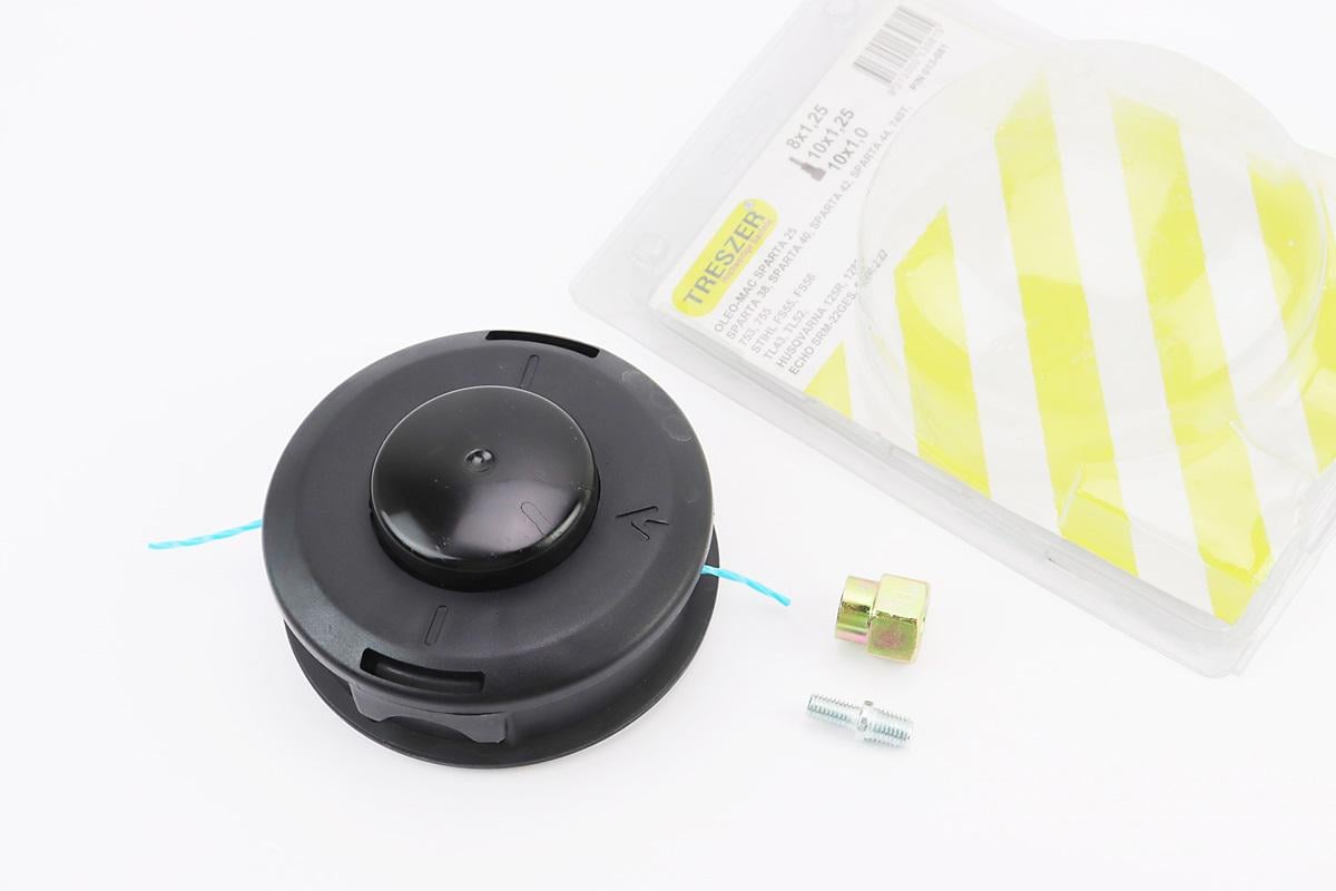 Шпуля котушка під вал М10х1,25 та перехідник М10х1,25 на М8х1,25 та М10х1 D 130 мм OLEO MAC SPARTA 25/37/42 EFCO до мотокос (213316) Шпуля котушка під вал М10х1,25 та перехідник М10х1,25 на М8х1,25 та М10х1 D 130 мм OLEO MAC SPARTA 25/37/42 EFCO до мотокос (213316)