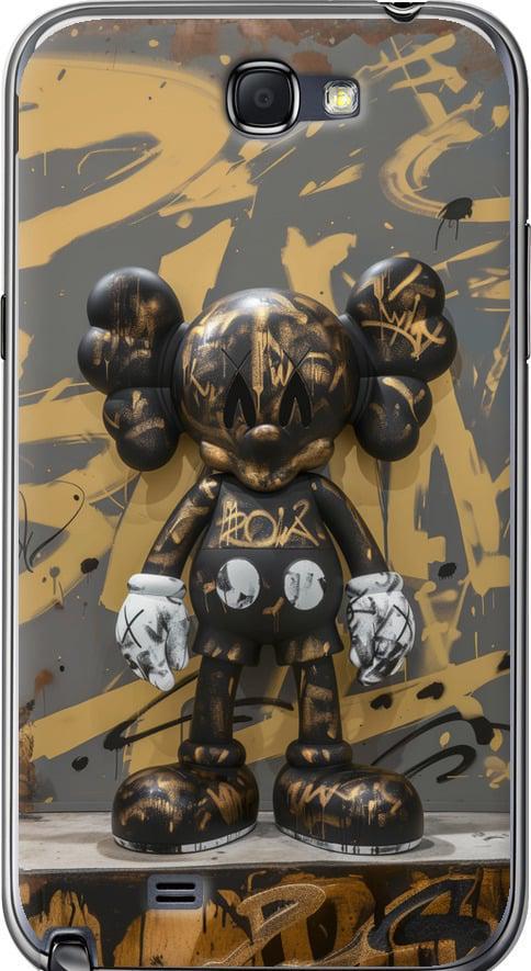 Чехол на Samsung Galaxy Note 2 N7100 Bronze kaws (6097t-17-42517)