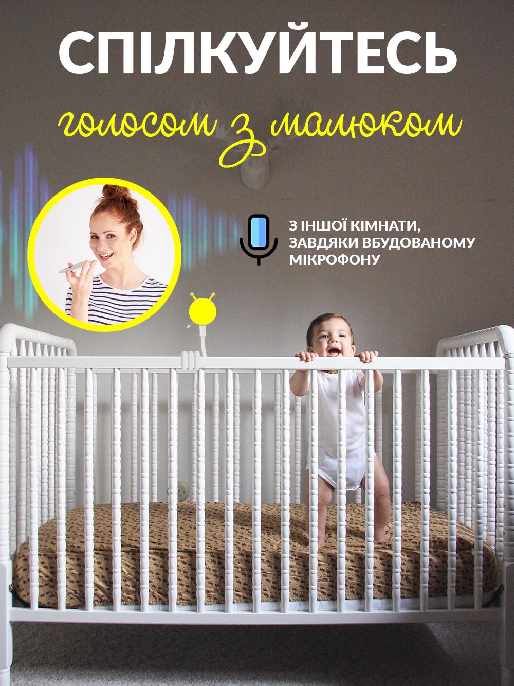 Видеоняня с гибкой крепью Andowl Q-BY01X1 4K Wi-Fi Белый (fc7d9110) - фото 5