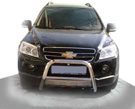 Передняя дуга WT005 CAN для Chevrolet Captiva 2006-2019 гг. нержавеющая сталь Хром