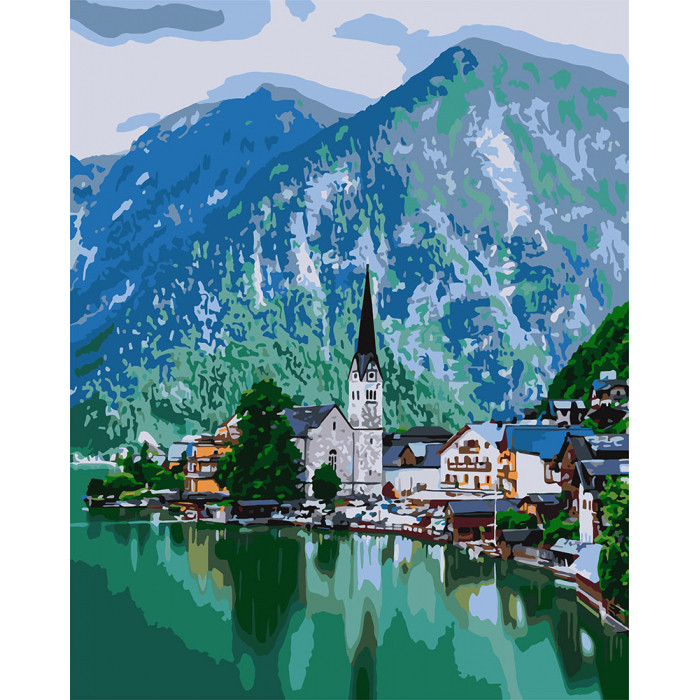 Картина по номерам Уютный городок 40х50 см (KHO2279)