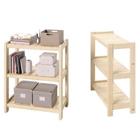 Стеллаж деревянный на 3 полки 900x600x300 мм (2490630421) - фото 3 Стеллаж деревянный на 3 полки 900x600x300 мм (2490630421) - фото 3