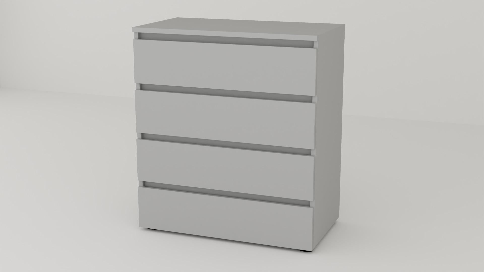 Комод Алекса СН-4/45 80х45х90 см Серый