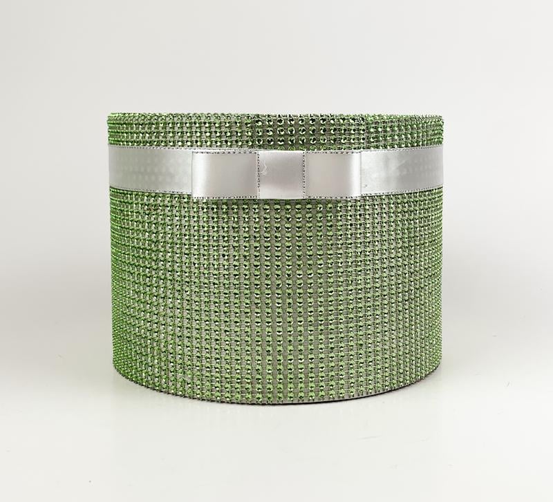 Коробка гламурна 20х15 см Зелений (1646)