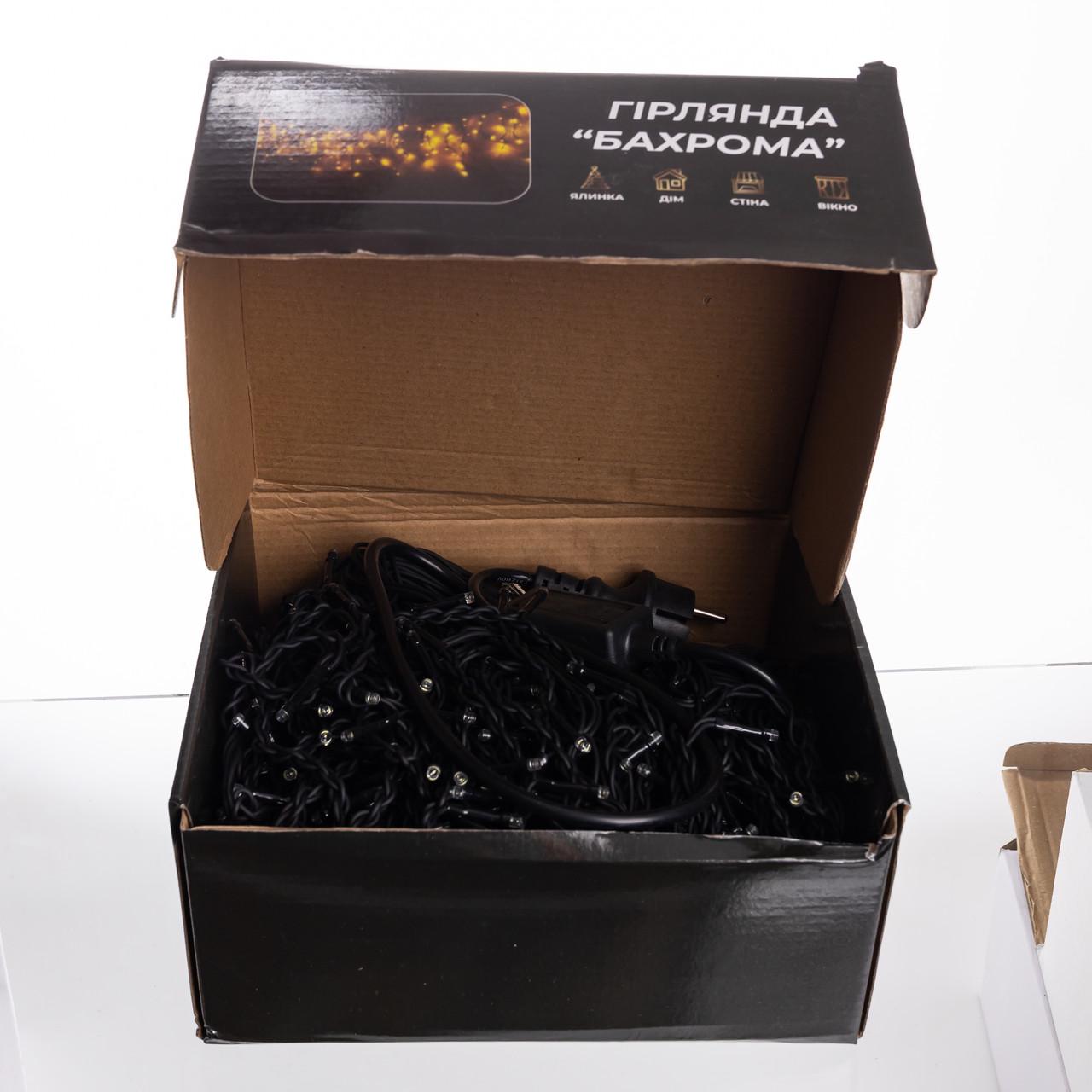 Гірлянда вулична Бахрома 36МBY 36 м 600 LED Чорний/Жовтий (29912805) - фото 4 Гірлянда вулична Бахрома 36МBY 36 м 600 LED Чорний/Жовтий (29912805) - фото 4