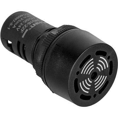 Сигналізатор звуковий CHINT ND16-22L 22 мм 24 V AC/DC Чорний (593473)