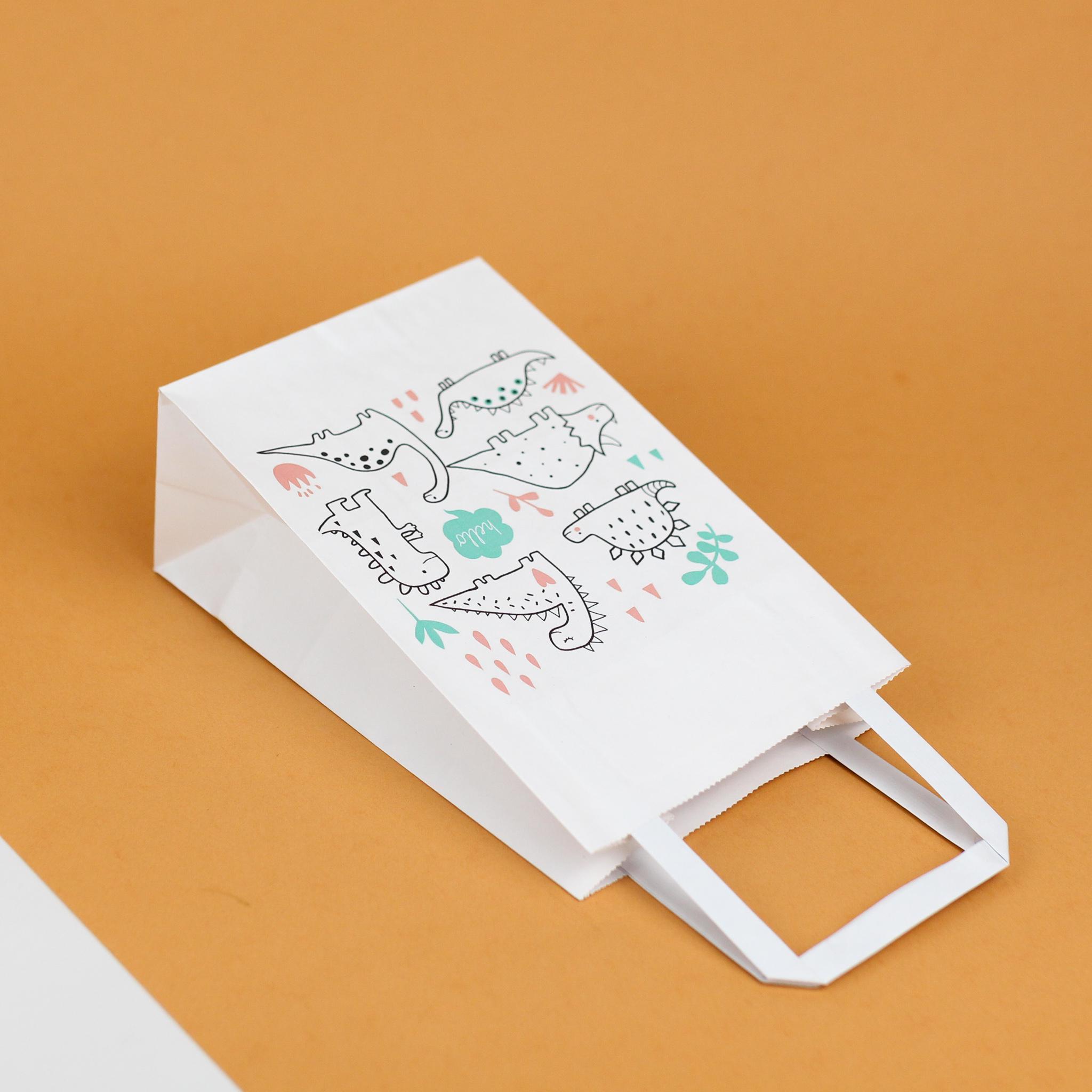 Пакет подарунковий з малюнком Динозаври 150х90х240 мм 20 шт. - фото 4 Пакет подарунковий з малюнком Динозаври 150х90х240 мм 20 шт. - фото 4