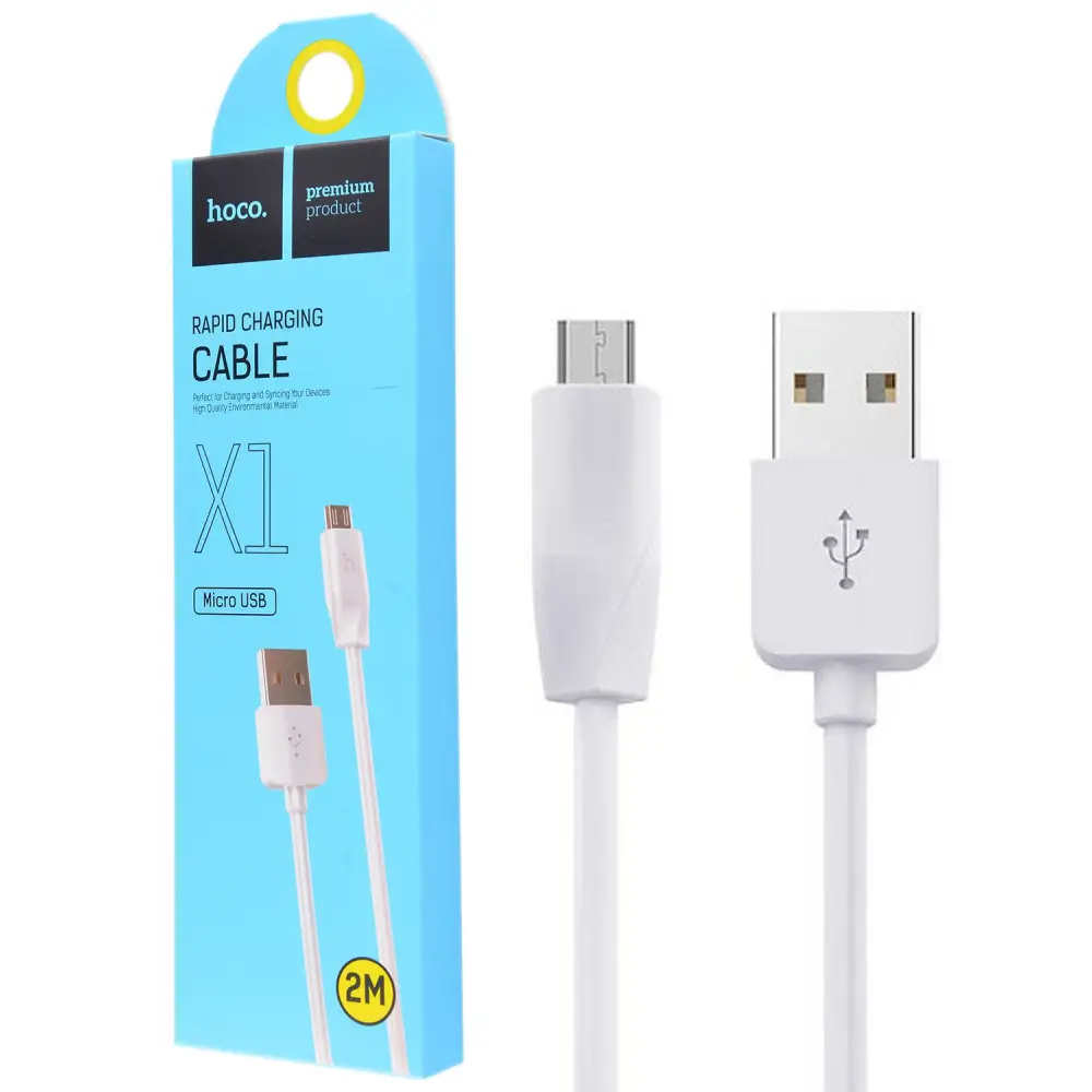 Кабель Hoco Micro USB X1 2 м Кабель Hoco Micro USB X1 2 м