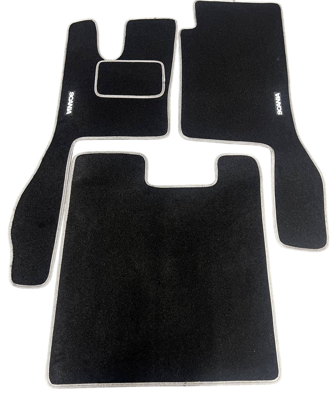 Коврики в салон ворсовые для Scania R-series 2017+ 5 шт. Черный (27327150)