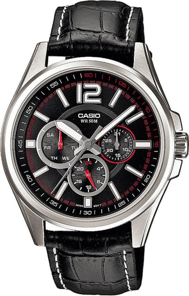 Наручные часы мужские Casio Timeless Collection MTP-1355L-1A со стальным корпусом Черный (3150790240)