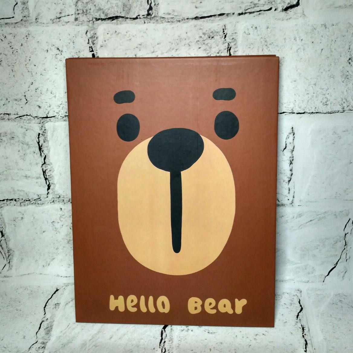 Дзеркало косметичне настільне/дорожнє Ведмедик 26х20 см (253-2)