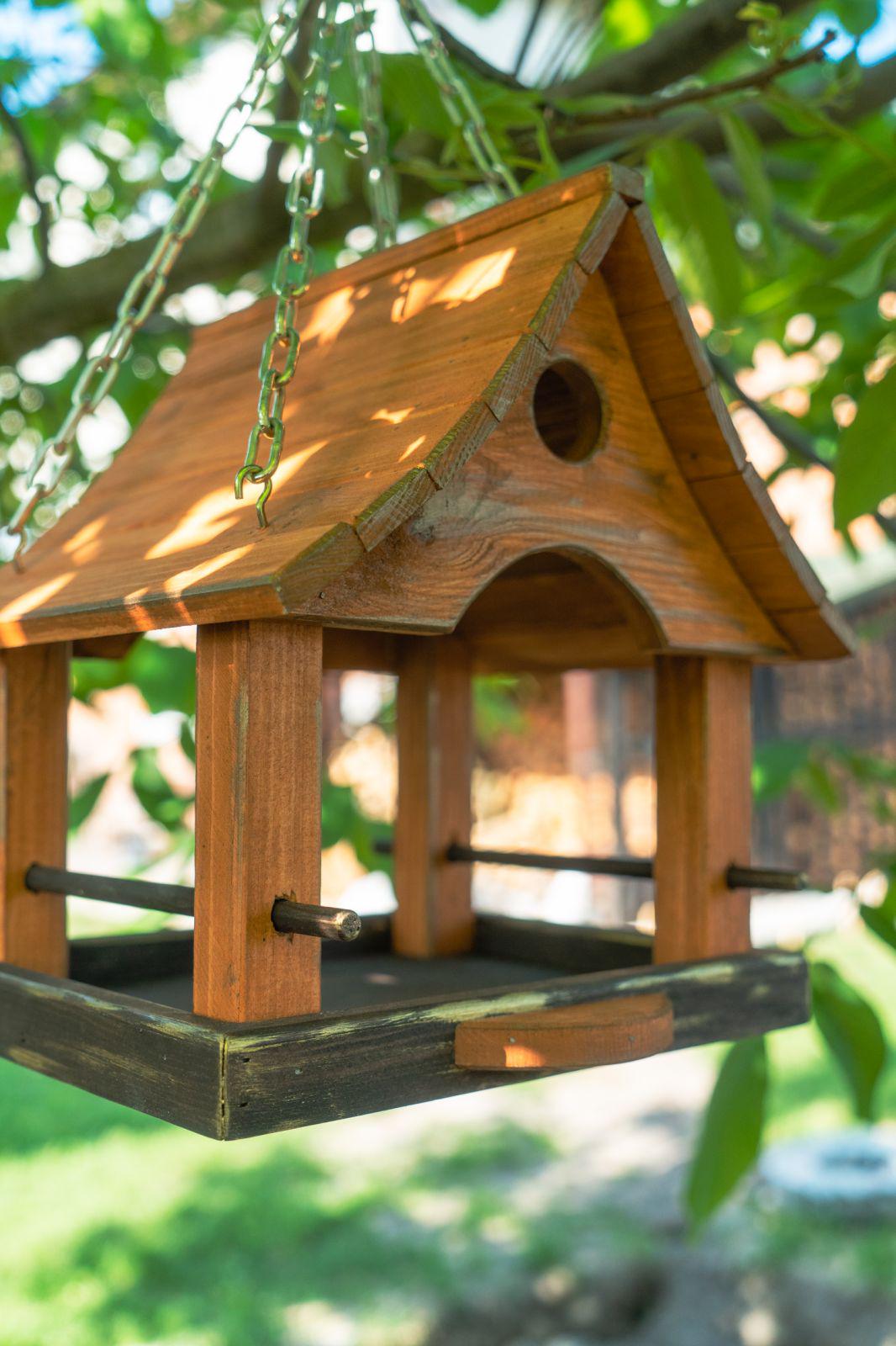 Кормушка подвесная Сакура для птиц и белок Коричневый (0002080) - фото 5 Кормушка подвесная Сакура для птиц и белок Коричневый (0002080) - фото 5