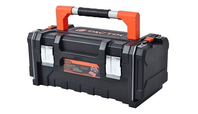Ящик для инструмента Tactix 510x230x210 мм 2 органайзера по 12 отделений усиленный пластиковый (INSBXBXP3320348PT0)
