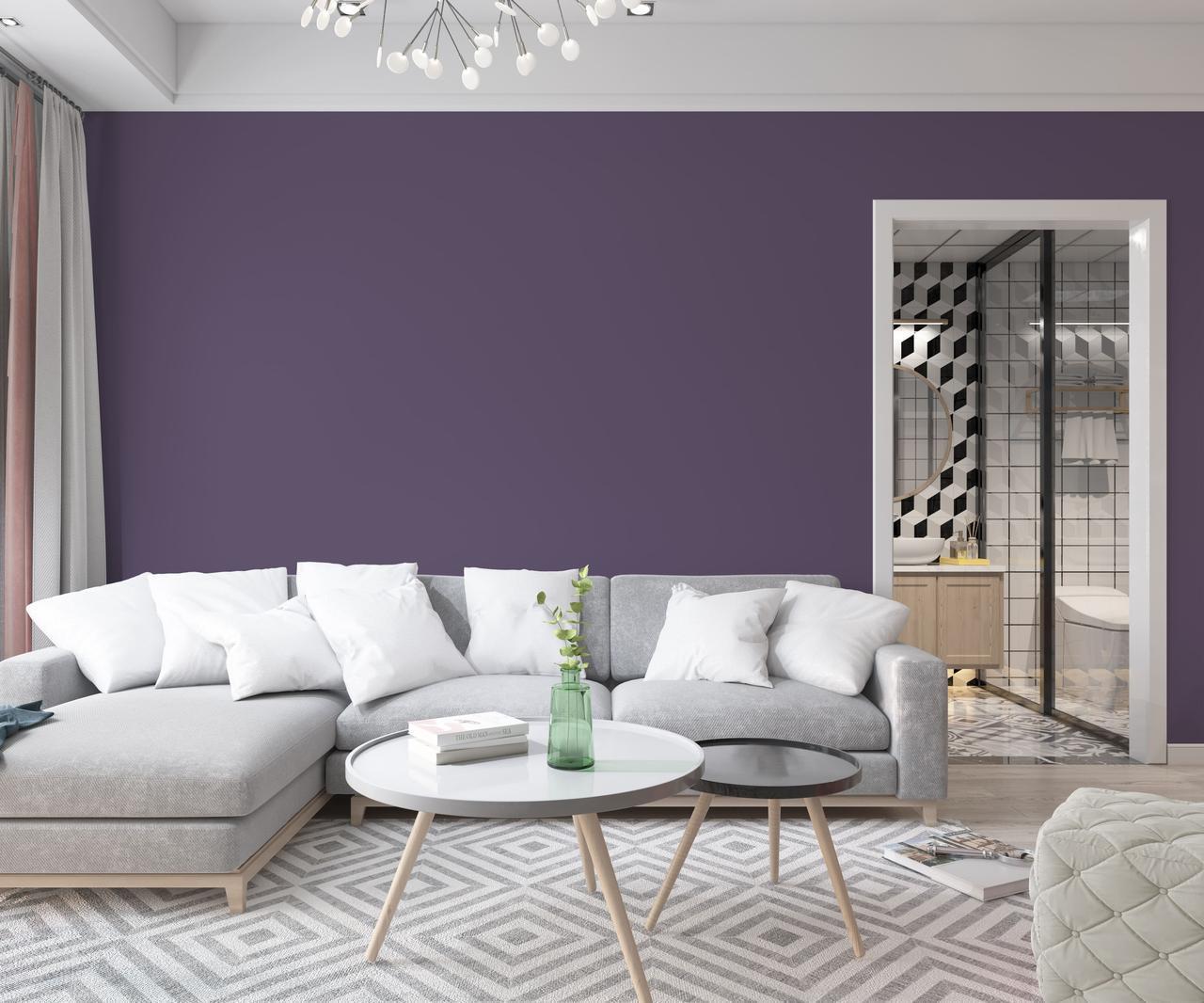 Фарба інтер'єрна латексна Skyline 3 л 5020-R70B C Баклажан (2487186005) - фото 3