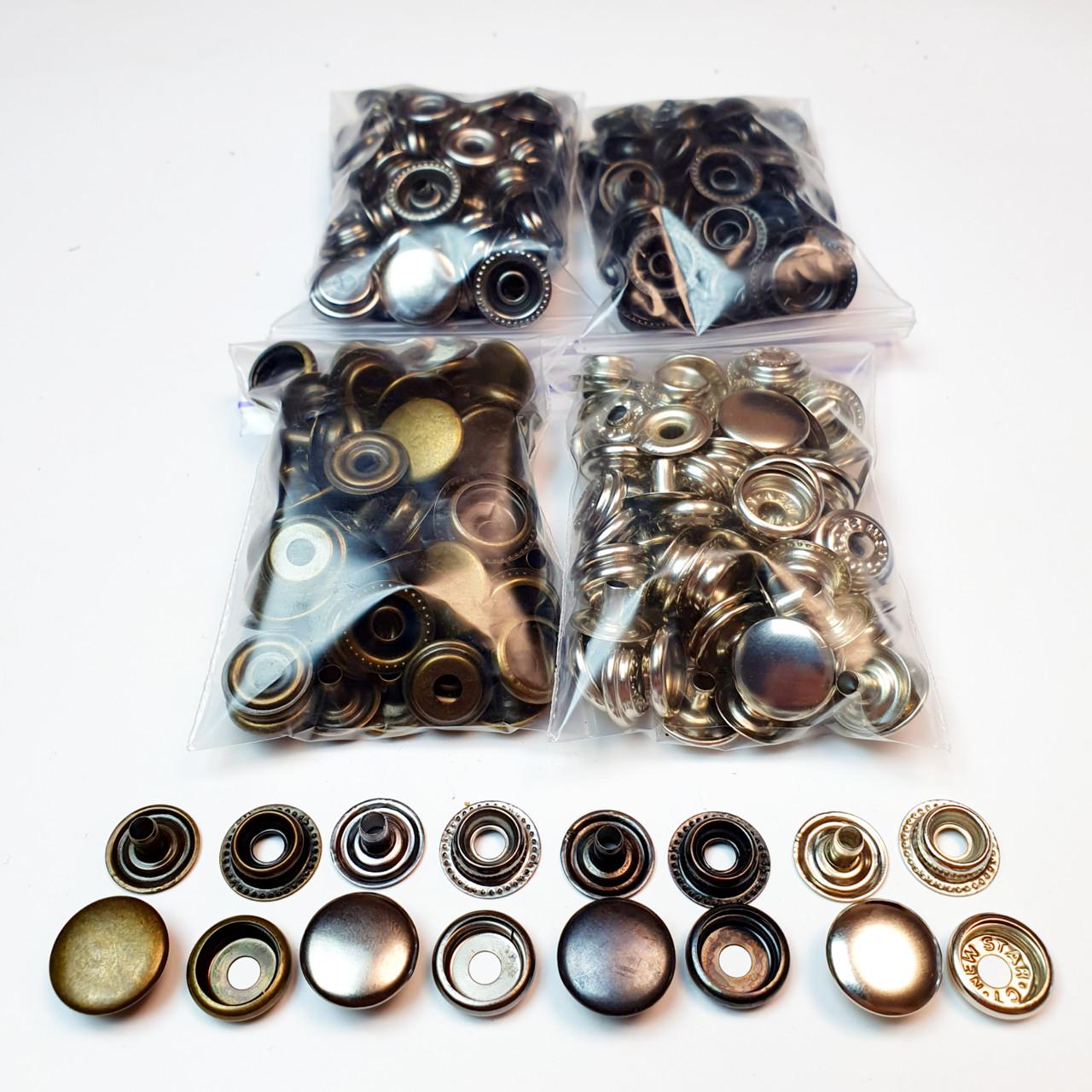 Кнопка металева кільцева Strong Dash Каппа №61 15 мм 4х25 шт.