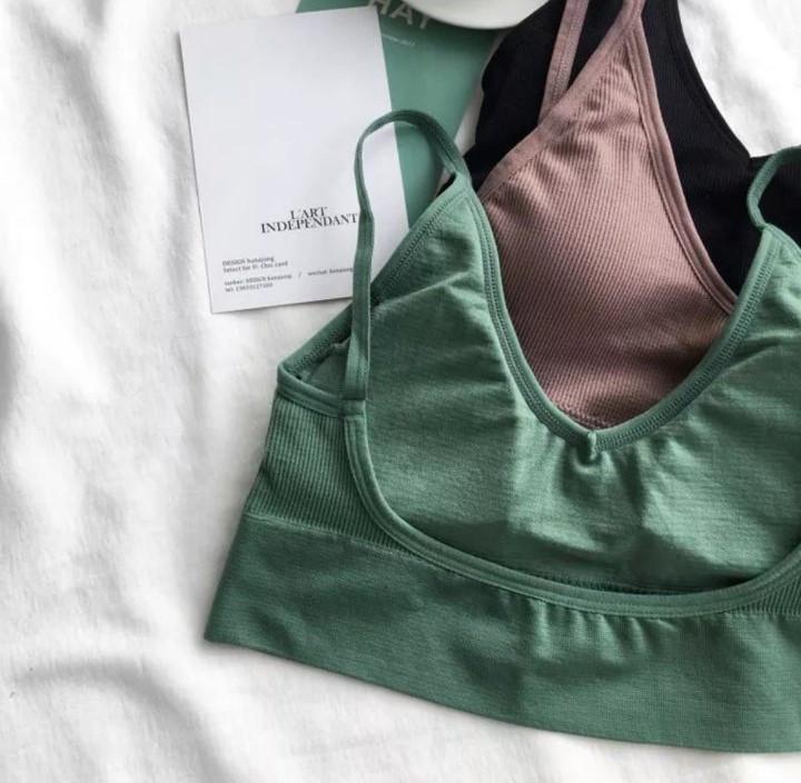 Комплект нижнего белья в рубчик M/L Желтый (1726732083) - фото 8