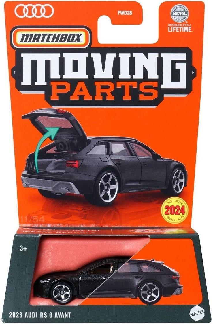 Игрушечная машинка Matchbox 2023 Audi RS 6 Avant 2024 Moving Parts №11 (HVM72)