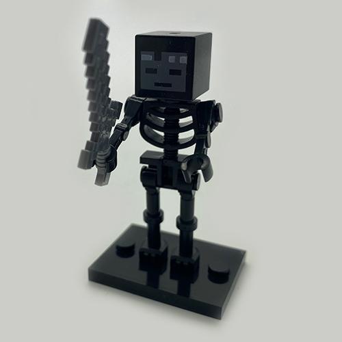 Конструктор фигурка iBlock Wither Skeleton Minecraft 5,5 см