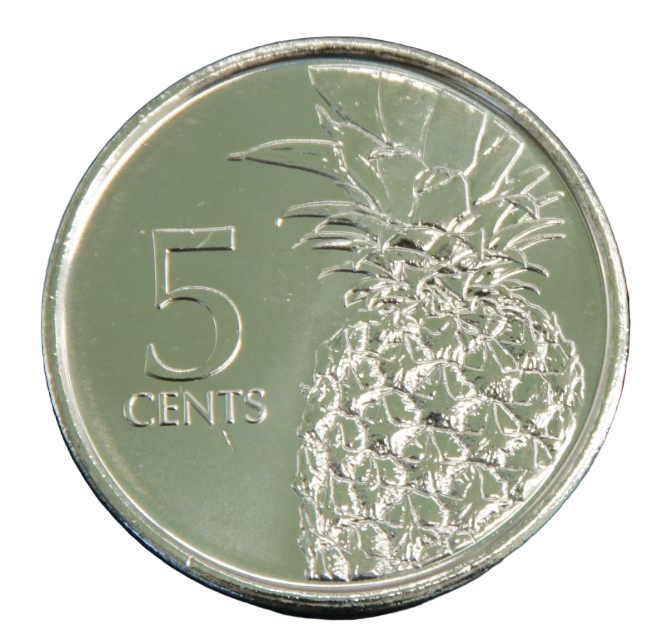 Коллекционная монета Багамские острова 2016 5 центов UNC