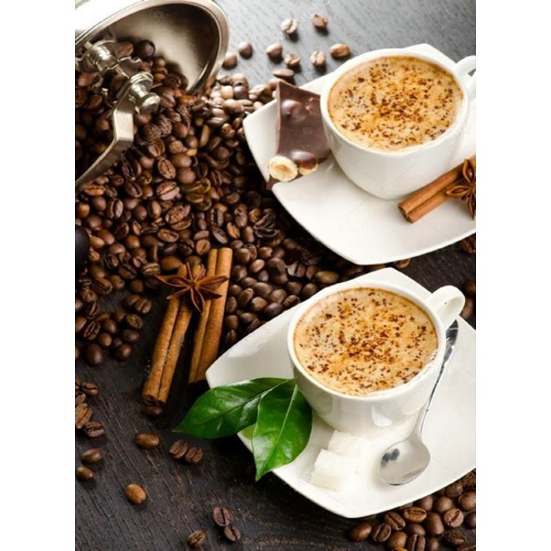 Алмазная мозаика Strateg Премиум Встреча на кофе 50x65 см (Str-SGK85901)