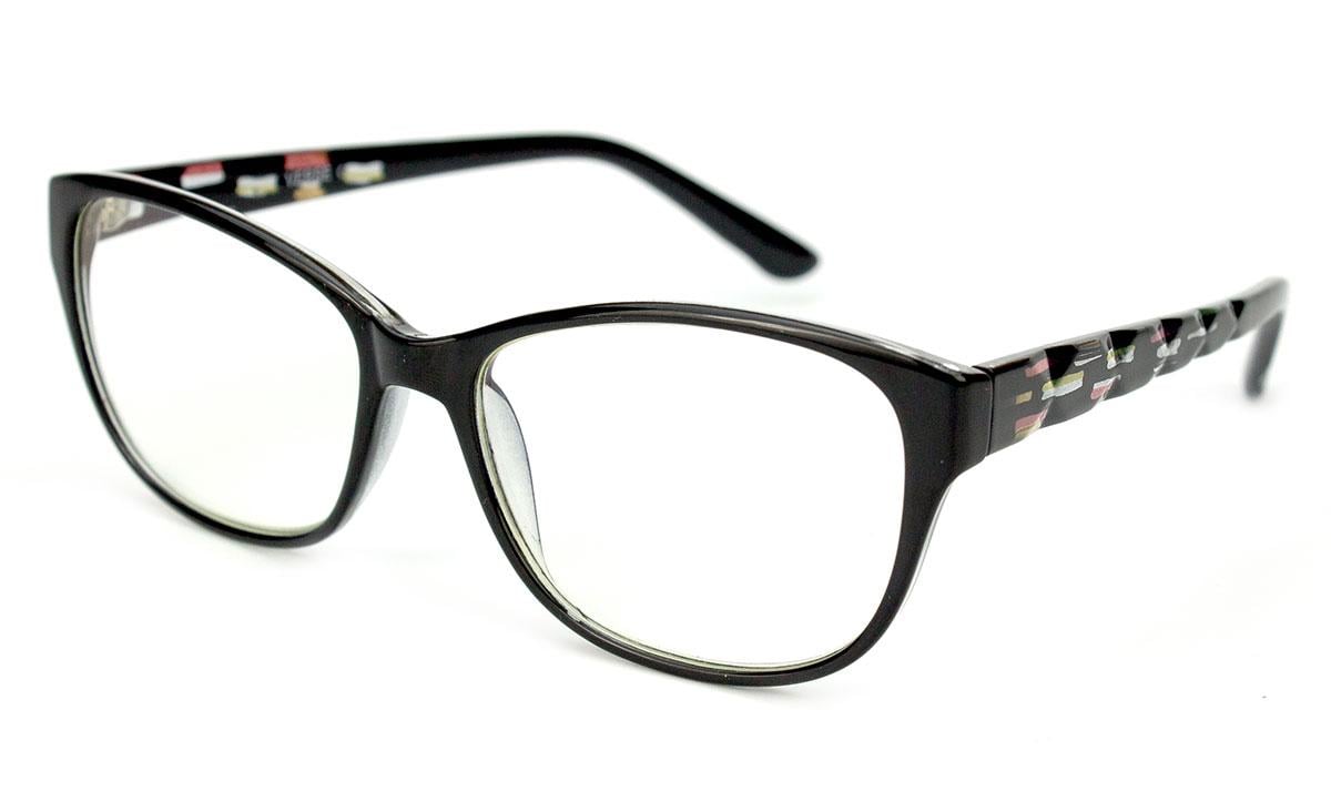 Очки для зрения женские Oftalmic диоптрия +1.50 54-17-143 линза стекло PD62-64 (185-44|G|p1.50|30)