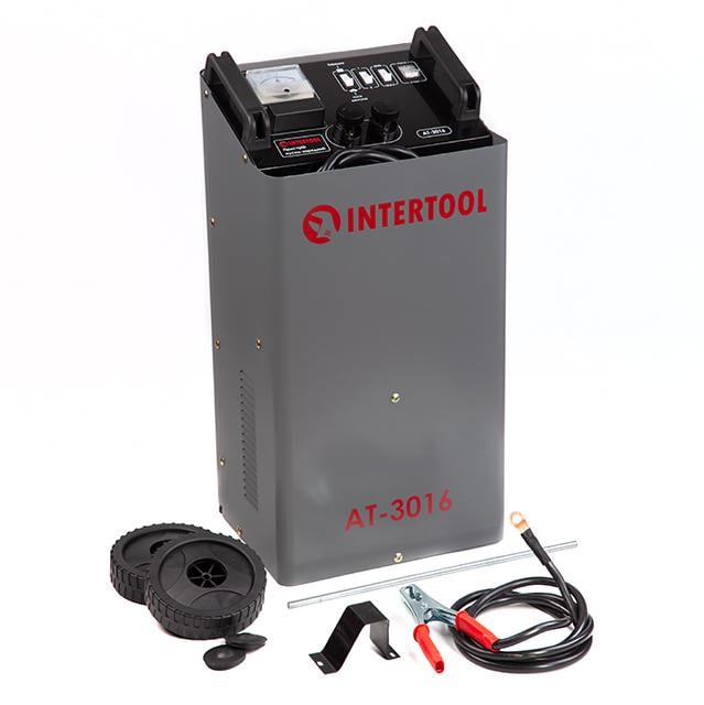 Пускозарядний пристрій Intertool 12 В - 24 В 300 А 1,2 кВт (AT-3016) - фото 7 Пускозарядний пристрій Intertool 12 В - 24 В 300 А 1,2 кВт (AT-3016) - фото 7
