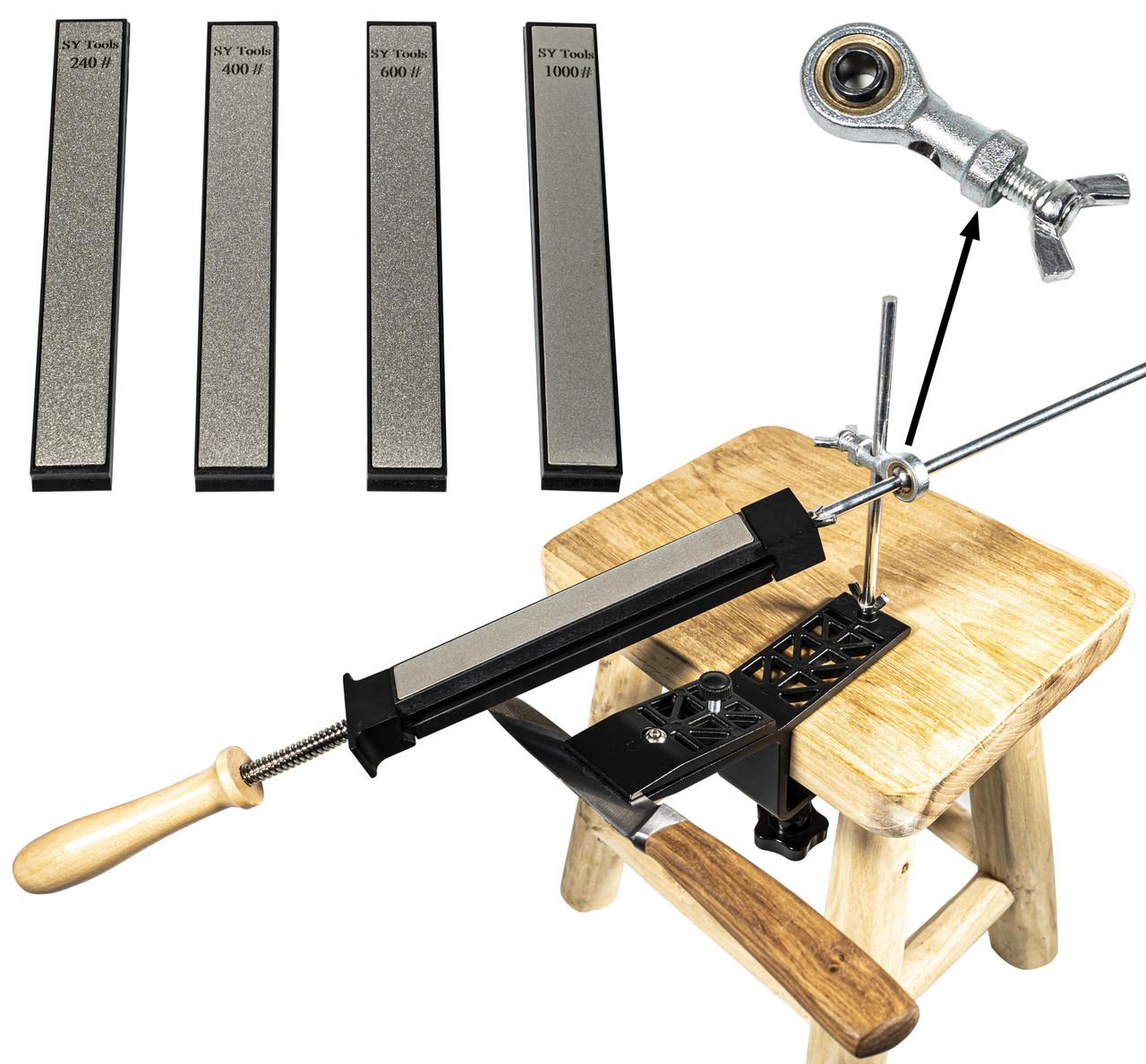 Точилка для ножів Ruixin ULTRA IV LIMITED на струбцині 4 алмазу