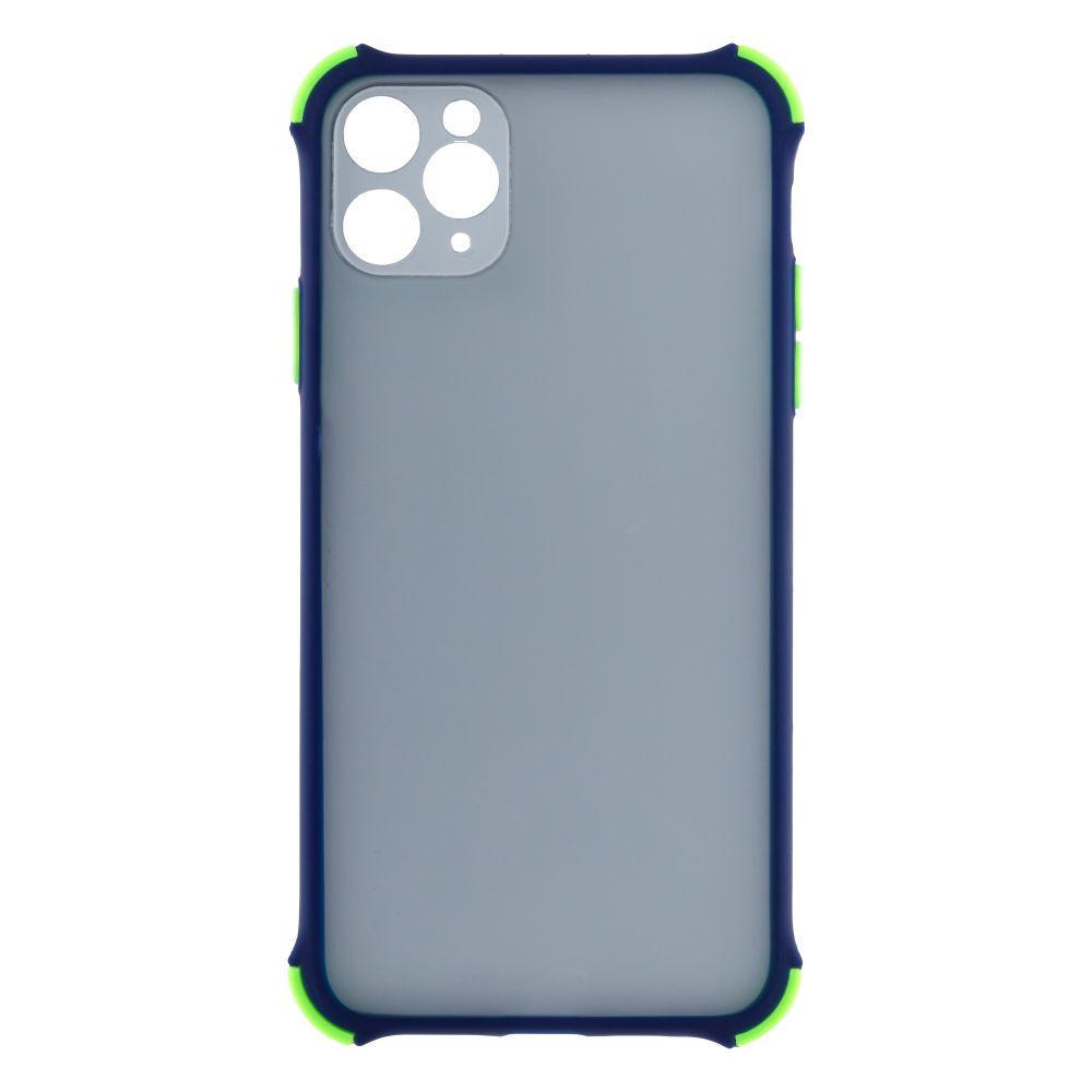 Силиконовый Чехол Накладка Avenger Armor Dark with Frame для iPhone 11 Pro Max Синий