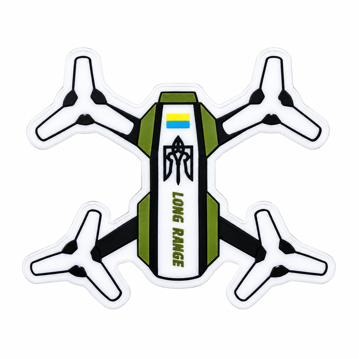 Брелок Mavic з трезубцем 4×4 см (FPV-005)