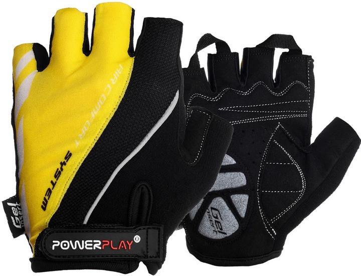 Велоперчатки PowerPlay 5024 D M Черно-желтый (A-013181)