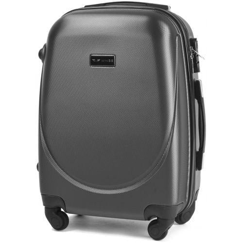 Валіза пластикова Wings 310 маленька Сірий - фото 1