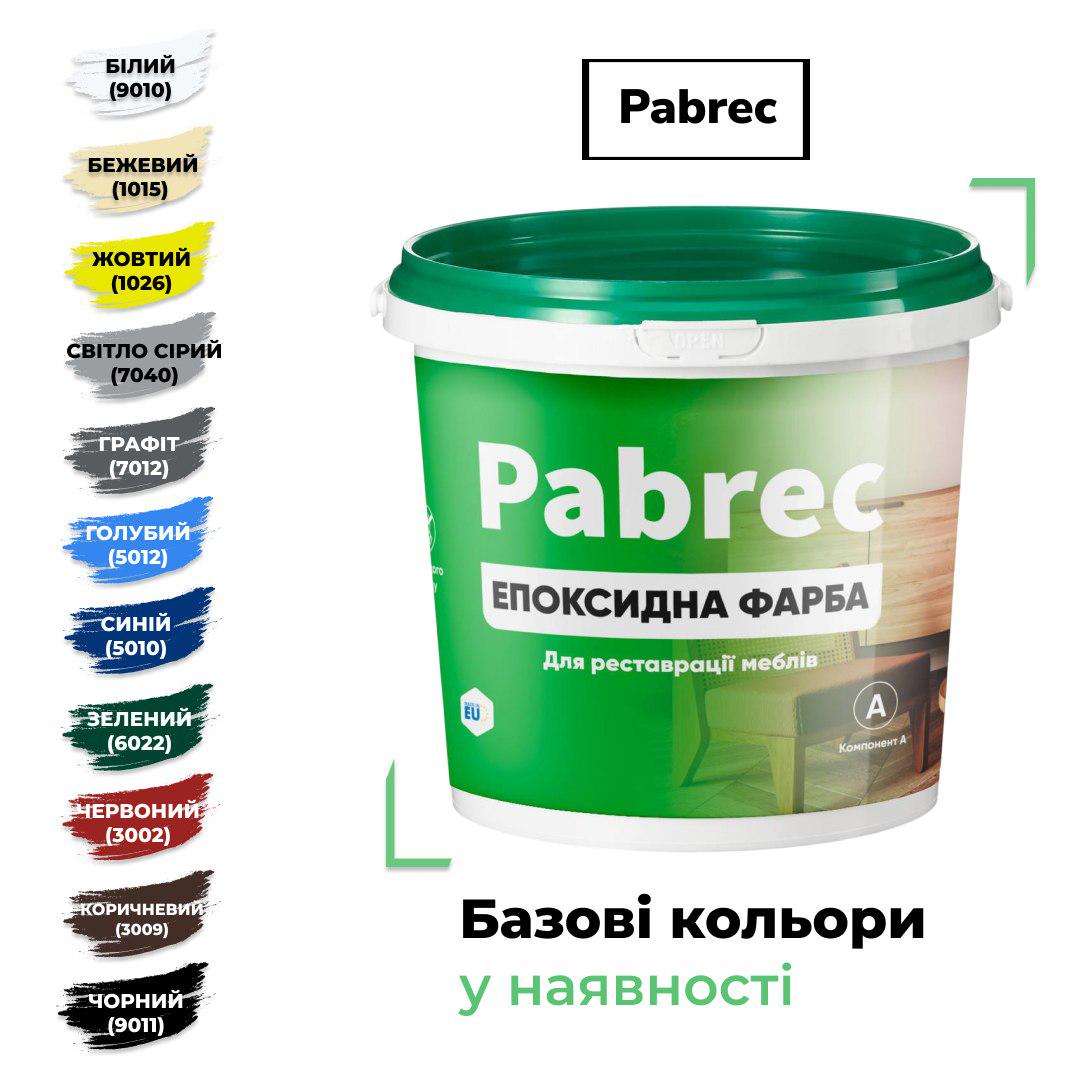 Эпоксидная краска для мебели Pabrec 1 кг Графитовый - фото 2 Эпоксидная краска для мебели Pabrec 1 кг Графитовый - фото 2