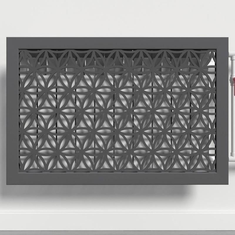 Решетка-экран на батарею SMARTWOOD 1500 мм Графит (R21165106)